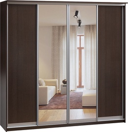 Garant-NV Wardrobe w/ 4 Sliding Doors 280x240x60cm Wenge
