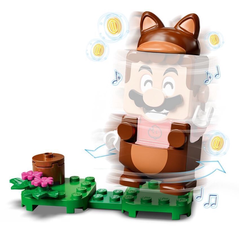 Konstruktor LEGO Super Mario Tanooki Mario Power-Up Pack 71385, 13 tk