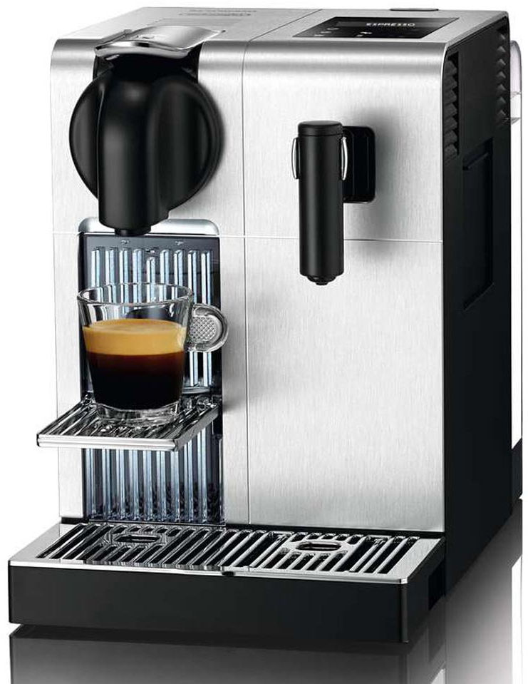 Kapsulinis kavos aparatas De'Longhi Nespresso Lattissima Pro EN 750.MB,  sidabro - Senukai.lt