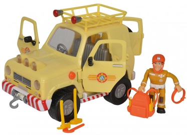 Bērnu rotaļu mašīnīte Simba Fireman Sam Mountain 4x4 109251072, dzeltena/oranža