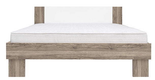 Кровать двухместная Martina 160, 160 x 200 cm, белый/дубовый