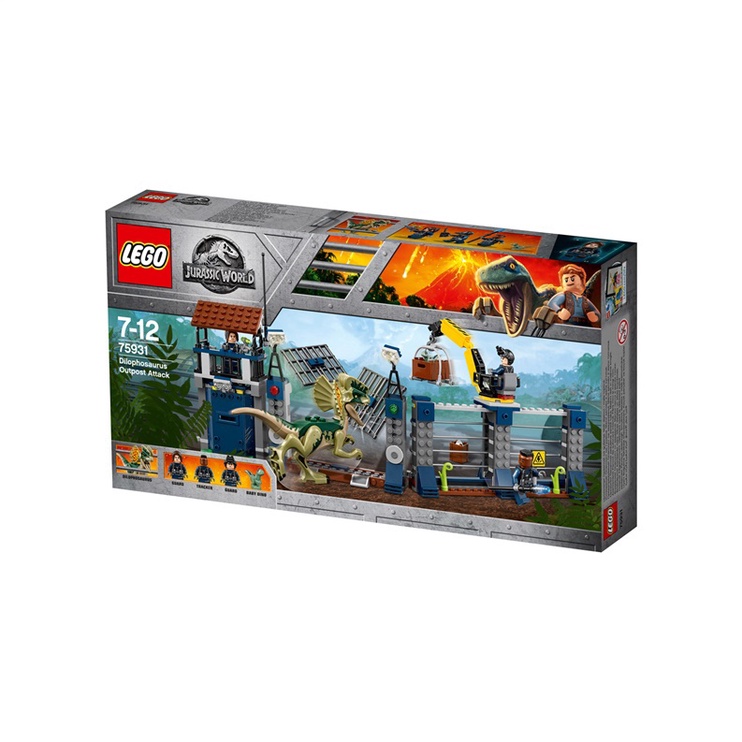 Konstruktorius LEGO® Jurassic World Dilophosaurus Outpost Attack 75931 75931