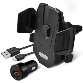 Spigen Air Vent Holder With Fast Wireless Charger Black