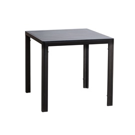 Dārza galds Domoletti BFFT001, melna, 80 x 80 x 71 cm