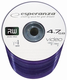 Esperanza 1021 DVD+RW 4x 4.7GB Spindle 100 DVD's