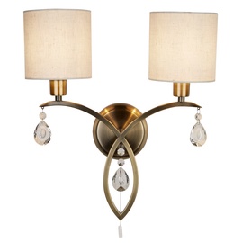 Lampa sienas Searchlight Alberto 1602-2AB, 2X40W, E14