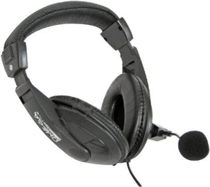 Ausinės FIS7500 Stereo Headset w/Microphone Black