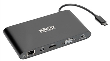 USB-разветвитель Tripp Lite U442-DOCK1-B, черный