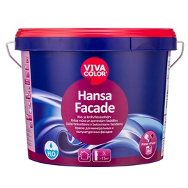 Краски для штукатурных и каменных фасадов Vivacolor Hansa Facade, белый, 2.7 л