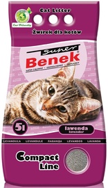 Наполнители для котов Super Benek Compact Line Lavander