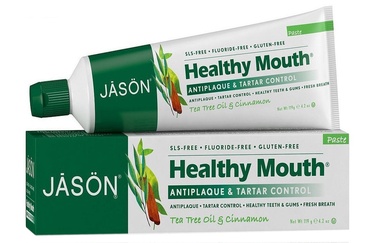 Dantų pasta Jason Organic Tartar Control Tea Tree & Cinnamon 119g