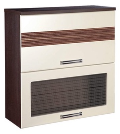 DaVita Rio 16.09 Kitchen Upper Cabinet Wenge Oak/Pearl