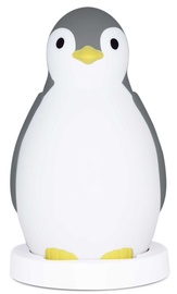 Zazu Sleeptrainer, Nightlight & Wireless Speaker Pam The Penguin Grey