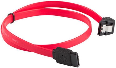 Juhe Lanberg SATA To SATA Angled Red 1m
