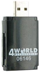 4World 06146 Flash Card Reader