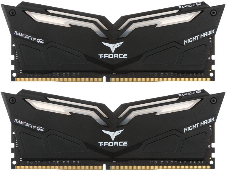 Оперативная память (RAM) Team Group T-Force Nighthawk Red LED, DDR4, 16 GB, 3200 MHz