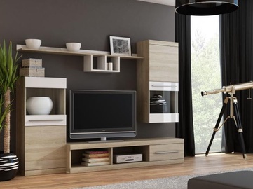 Sekcija Cama Meble Nick Sonoma Oak, 220x41x180 cm