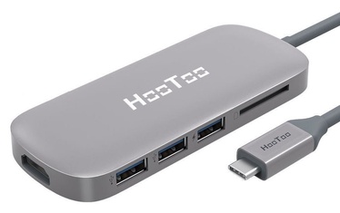 HooToo USB-C USB 3.0 HDMI SD Hub Space Grey