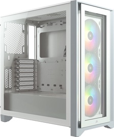 Корпус компьютера Corsair iCUE 4000X, белый