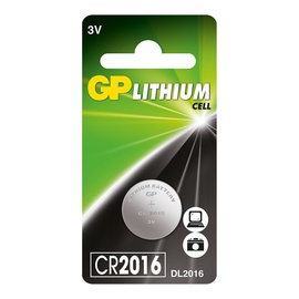 Батарейка GP Batteries GPPBL2016006, CR2016, 3 В, 1 шт.