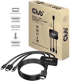 Club 3D Video Converter Mini DisplayPort / HDMI / USB-C to HDMI