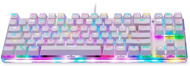Klaviatūra Motospeed K87S Mechanical Gaming Keyboard White US Blue Switch