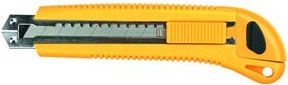 Top Tools Cutter Knife Yellow 18mm