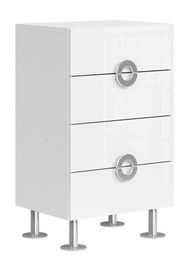 Black Red White Ringo KOM4S Drawer 50x84cm Alpine White