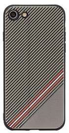 Mocco Trendy Grid And Stripes Pattern 1 Back Case For Samsung Galaxy S8 Brown