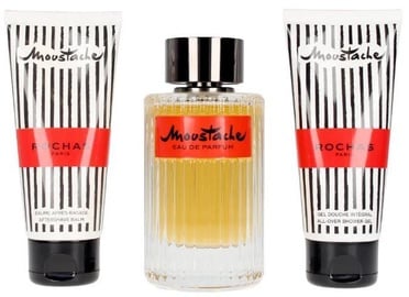 Komplekt meestele Rochas Moustache 125 ml EDP + 100 ml Aftershave Balm + 100 ml Shower Gel