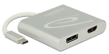 Delock Adapter USB-C / HDMI / DisplayPort Silver