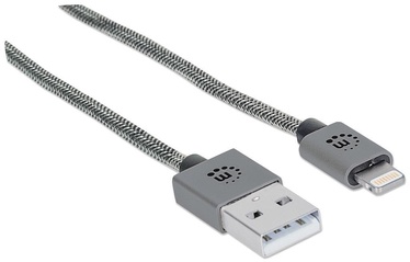 Manhattan iLynk USB-A to Lightning Cable Gray