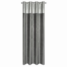 Ночные шторы ZAS/PERI/STAL+SR, серебристый/серый, 140 см x 250 см