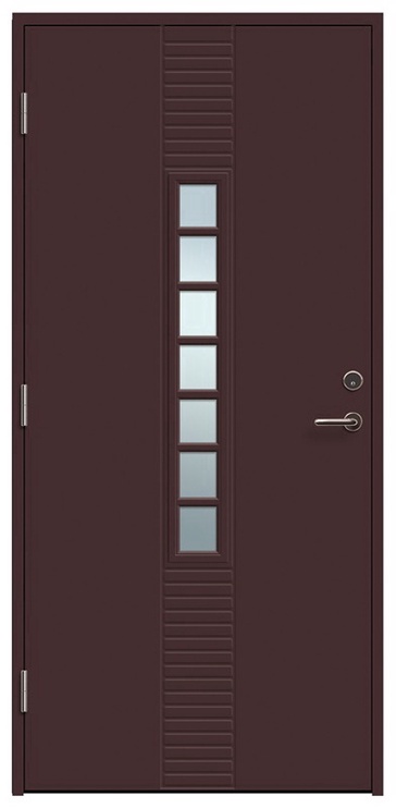 Дверь Viljandi Andrea 7, левосторонняя, коричневый, 208.8 x 89 x 6.2 см