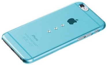 X-Fitted Three Stones Swarovski Crystals Back Case For Apple iPhone 6/6s Blue