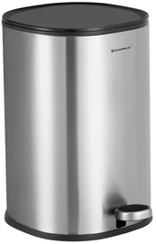 Atkritumu tvertne Songmics Garbage 73239300, sudraba, 5 l