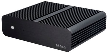 Akasa Euler Fanless Thin-Mini-ITX Case Black