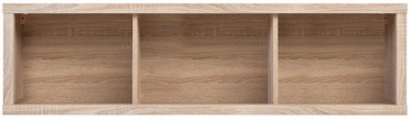 Black Red White Kaspian Wall Shelf Sonoma Oak