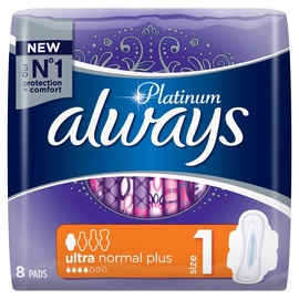 Always Pads Ultra Platinum Normal Single 8pcs
