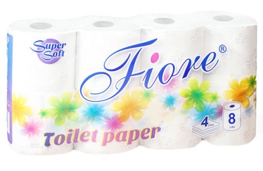 Monte Bianco Fiore Super Soft Toilet Paper 17.4m 8pcs White