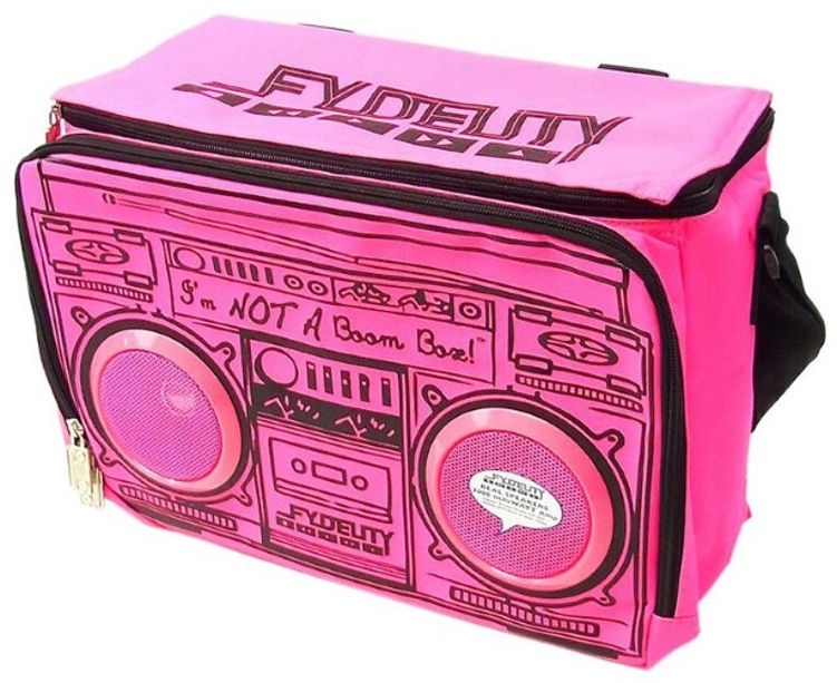 Сумка-холодильник Fydelity Le Boom Box Coolio, розовый, 33 x 10 см, 7.92 л