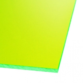 Ohne Hersteller Acrylic Glass GS Transparent Green 400x400mm