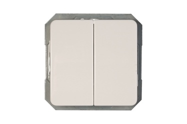 Переключатели Vilma LX200, 2 кл., белый