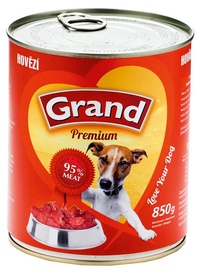 Konservi suņiem Grand Premium Beef 850g