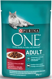 Purina ONE Adult Beef And Carrots 85g