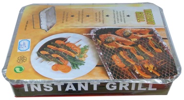 Гриль Verners Instant Grill, серебристый, 25 см