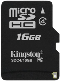 Kingston 16GB Micro SDHC CARD CLASS 4