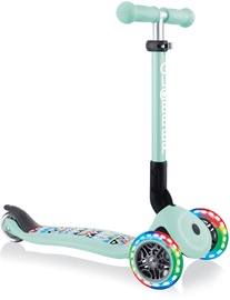 Детский самокат Globber Junior Foldable Fantasy Lights, зеленый