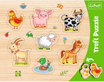 Пазл Trefl Frame Farm Animals 31305, 7 шт.