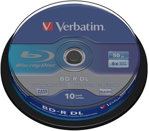Andmekandja Verbatim BD-R DL 50GB 6x 10pcs